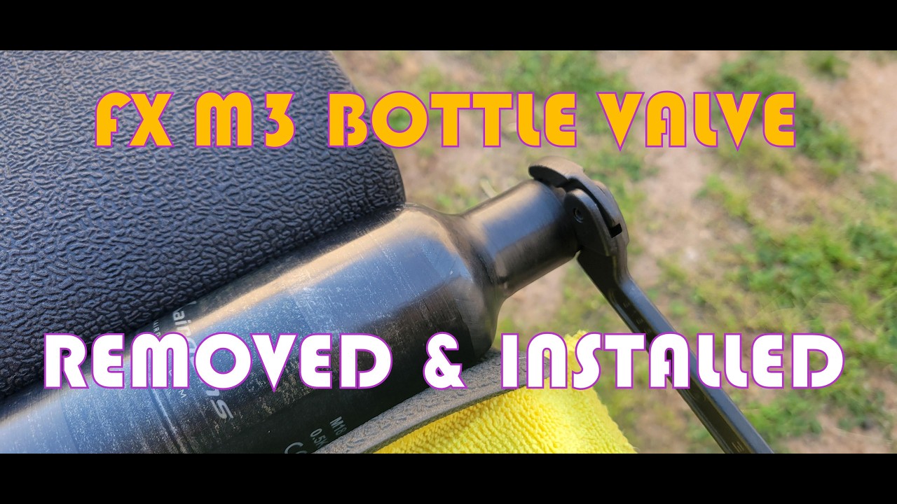 FX M3 Air Bottle Valve REMOVED and INSTALLED