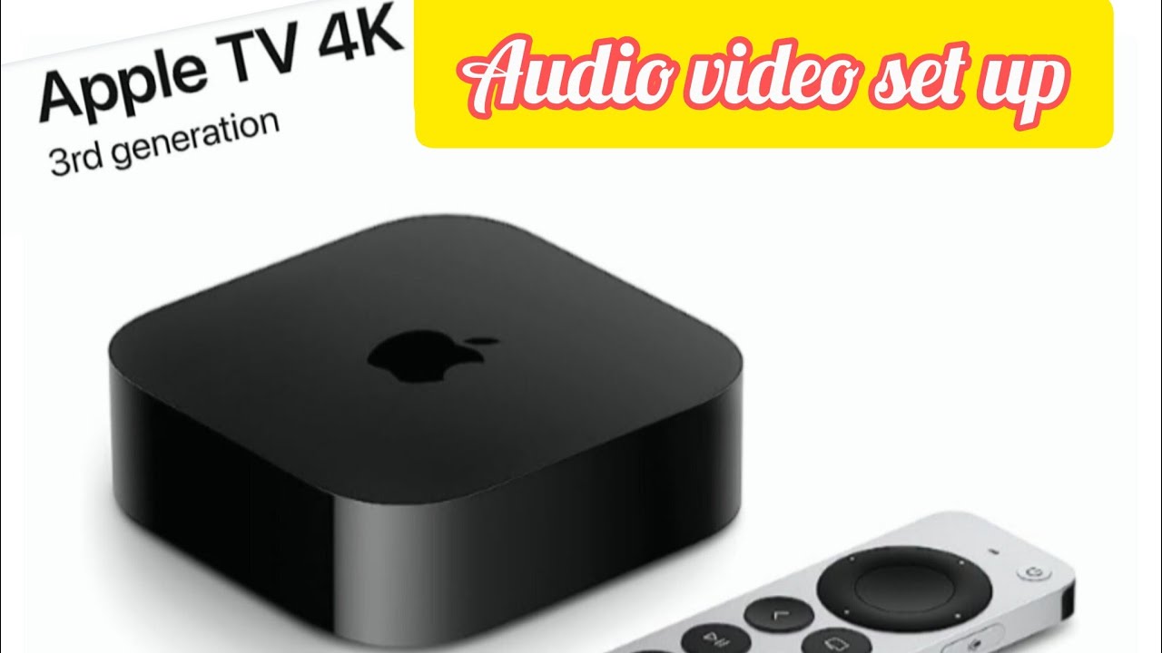 apple TV 4k audio and video settings  explained in Malayalam