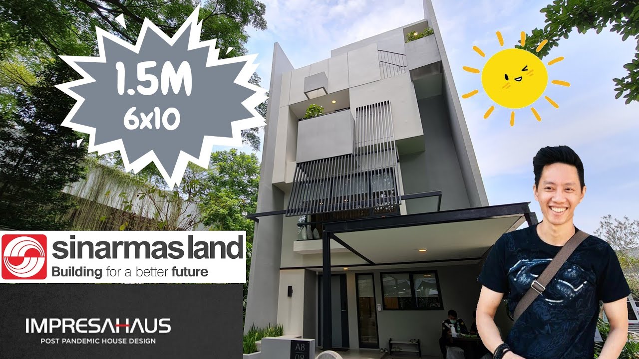 IMPRESAHAUS BSD CITY mulai 1.5M hunian 3 lantai buat kawula muda ! Full furnished loh