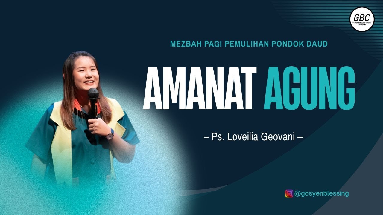 IBADAH MEZBAH PAGI PEMULIHAN PONDOK DAUD GBC I 31 JANUARI 2026