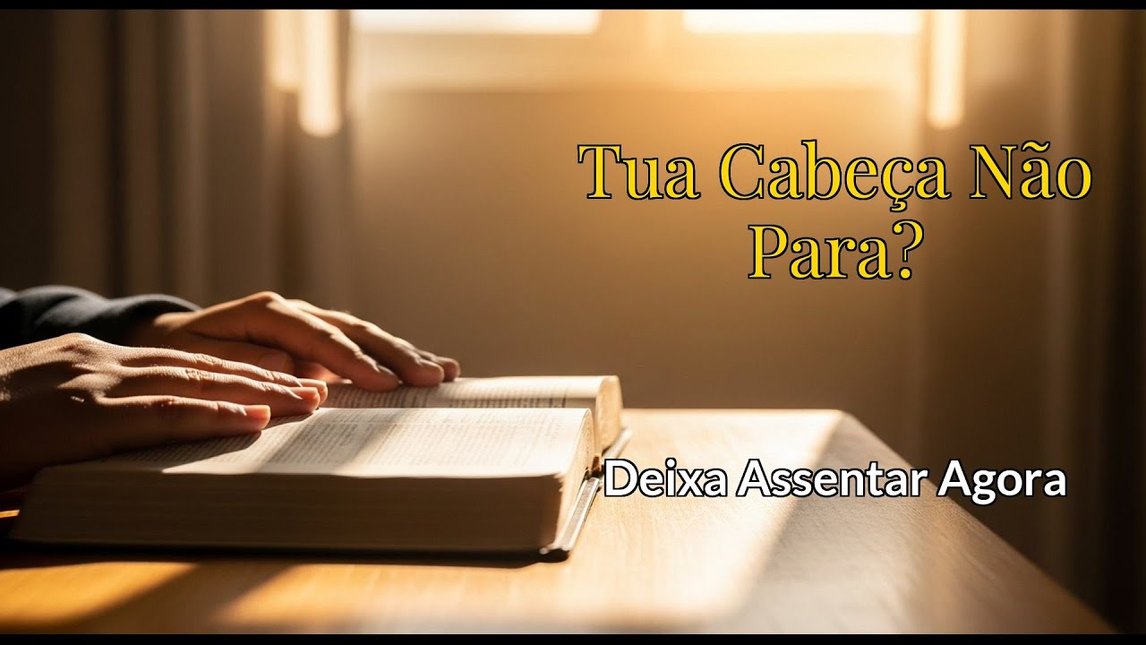 🕊️ Você Acordou Cansado de Pensar – Deixe a Mente Assentar