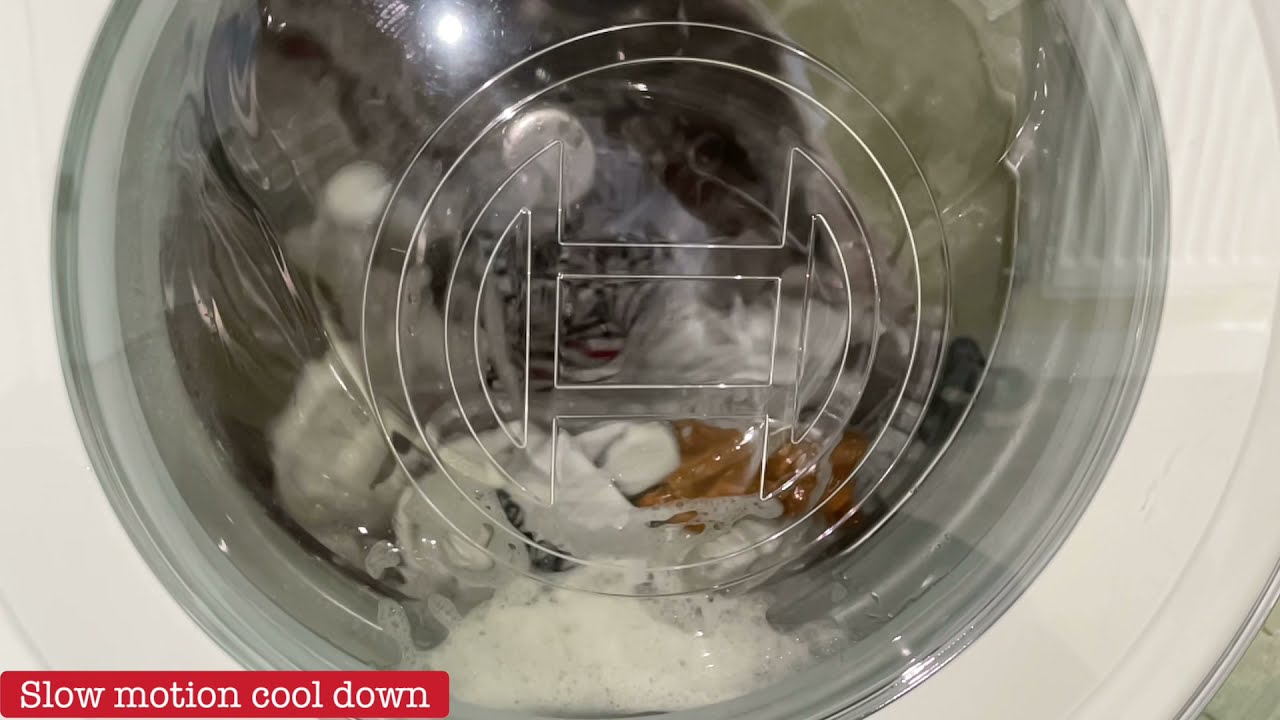 Bosch WAX32GH1 Mixed Load SpeedPerfect 60&deg;C - Small load, Parts of cycle (with slow motion clips 👍)