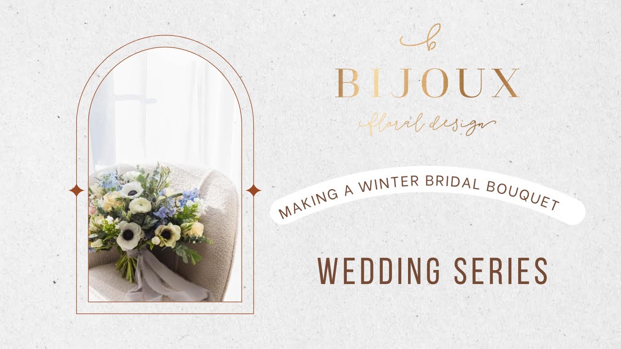Creating a hand tied bridal bouquet