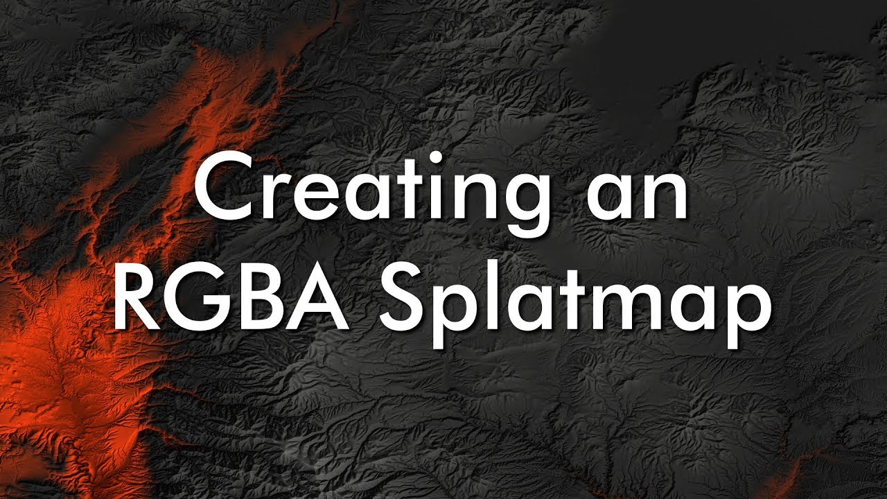 TerreSculptor - Creating an RGBA Splatmap