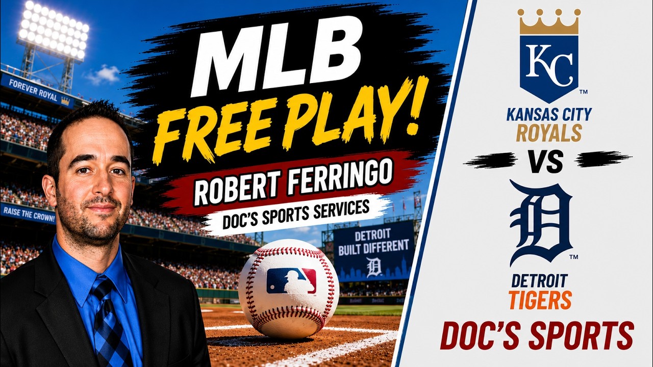 Today's MLB Picks: Kansas City Royals at Detroit Tigers | Robert Ferringo MLB Predictions & Best Bet
