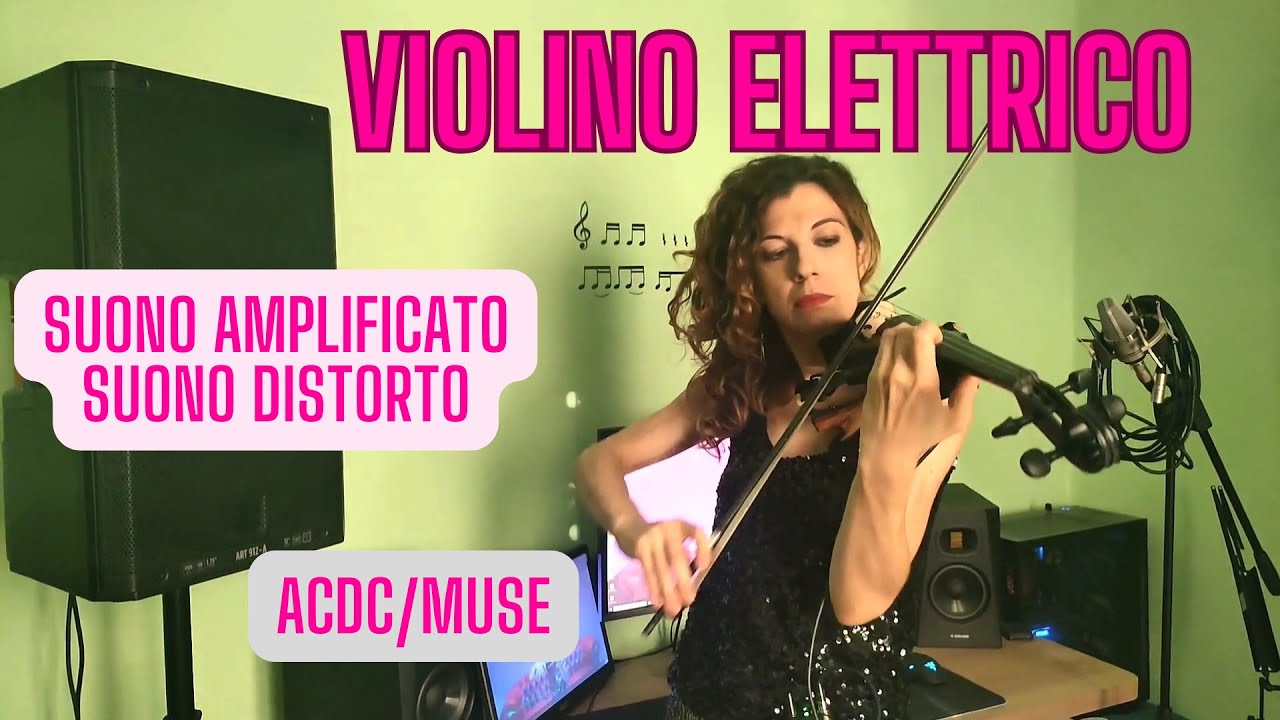 THE ELECTRIC VIOLIN: AMPLIFIED & DISTORTED SOUND. LIVE AC/DC & MUSE