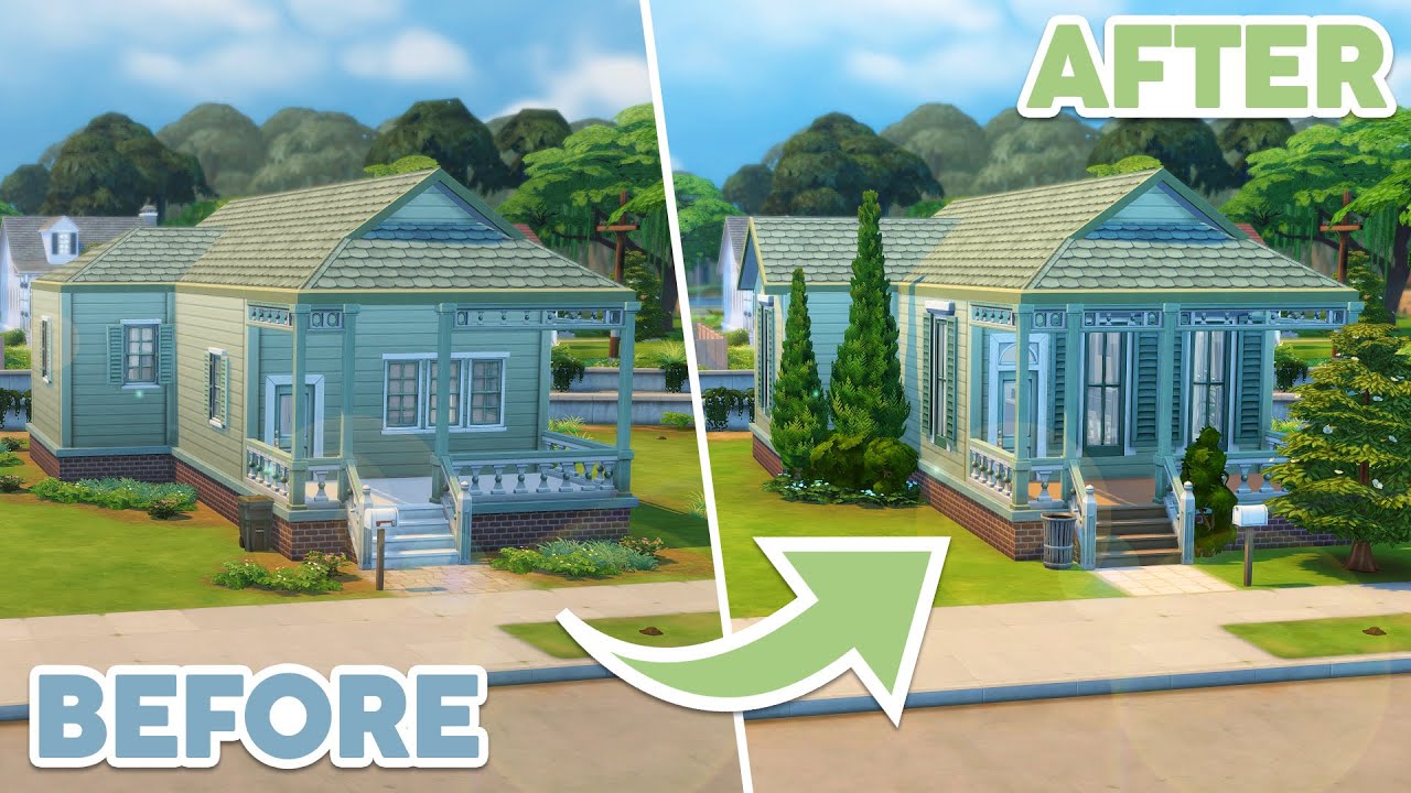 Ремонт одиночного дома «Ручей» // The Sims 4 Быстрая сборка: Ремонт базовой игры