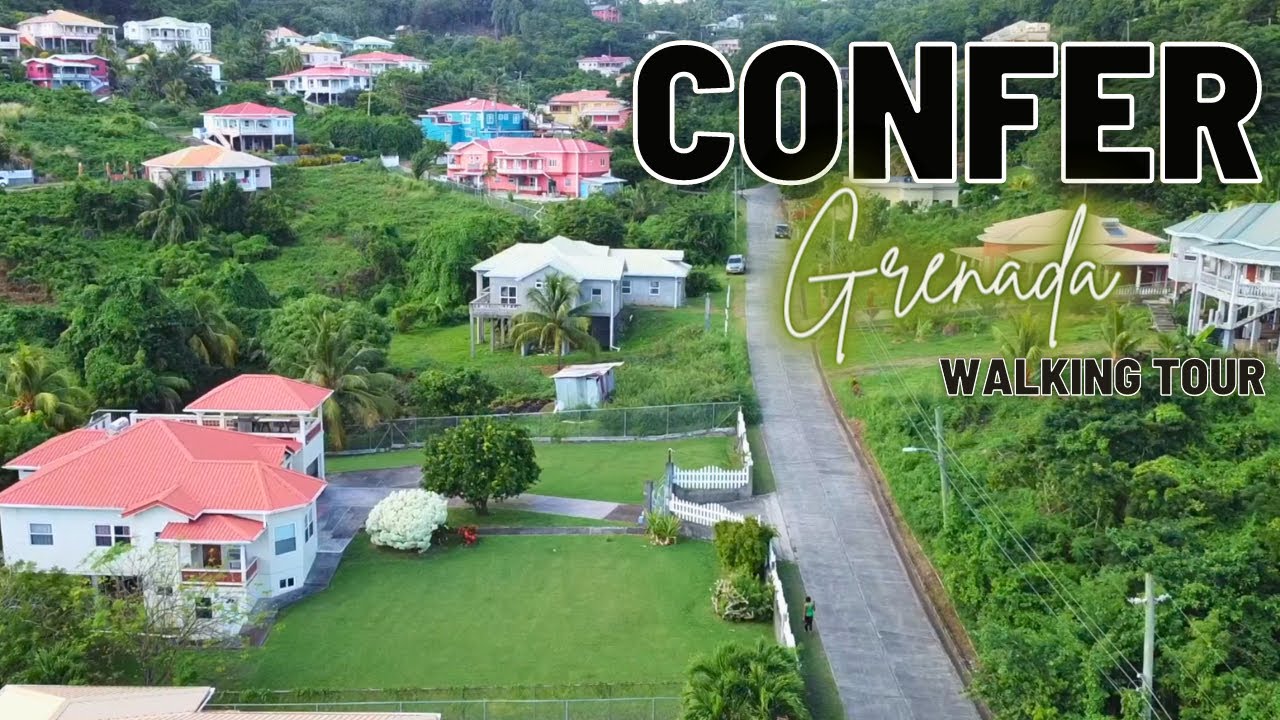 A Relaxing Afternoon Walk Through Confer, St  George, Grenada! + Beautiful Drone Shots!