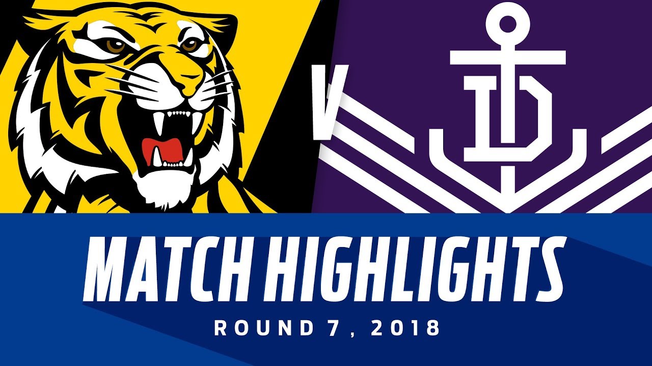 Match Highlights: Richmond v Fremantle | Round 7, 2018 | AFL