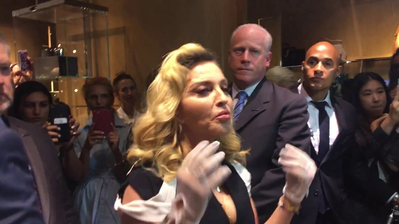 Meeting MADONNA at Barneys New York 2017 - MDNA Skin care launch