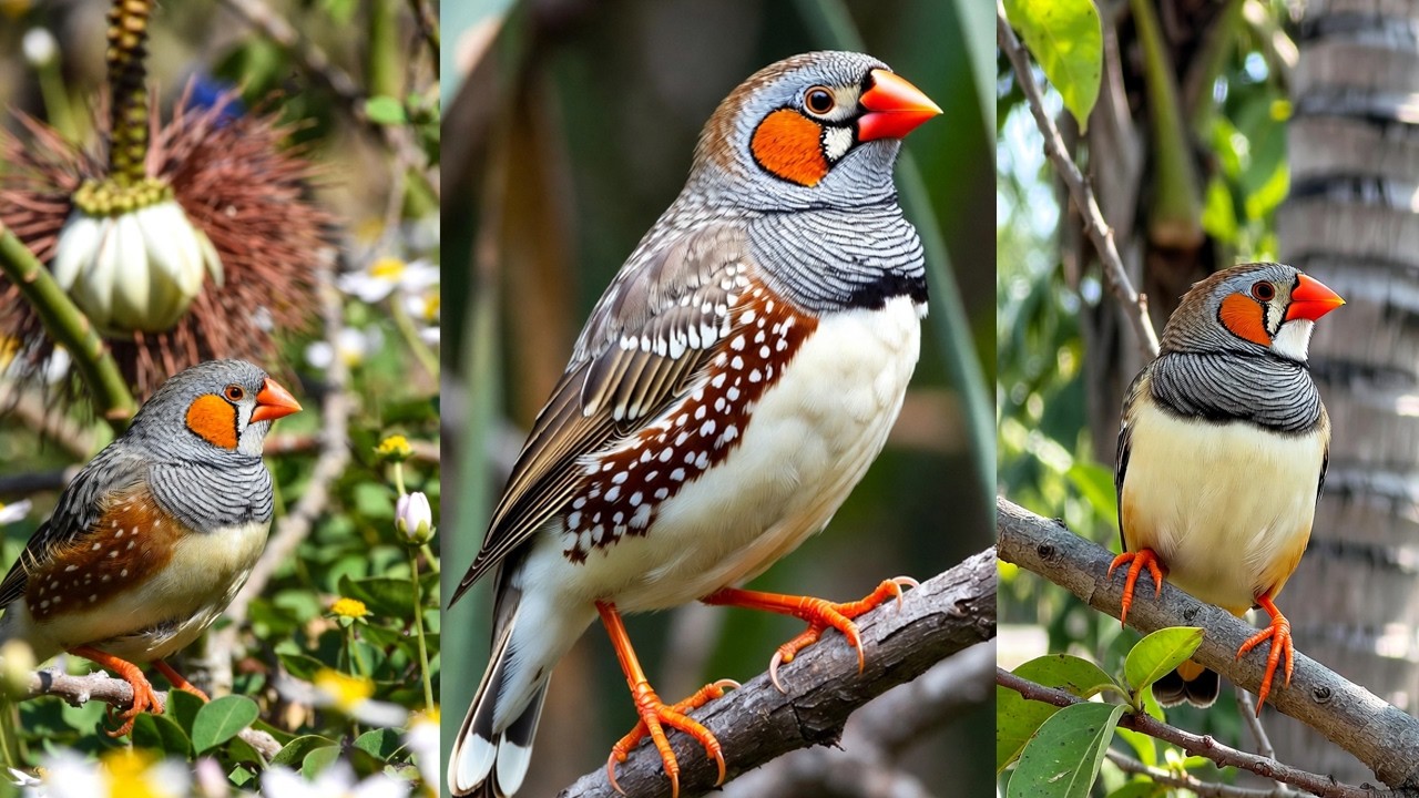 Tiny Beautiful Bird in the Wild 🌼🐦 | Peaceful Nature Moments