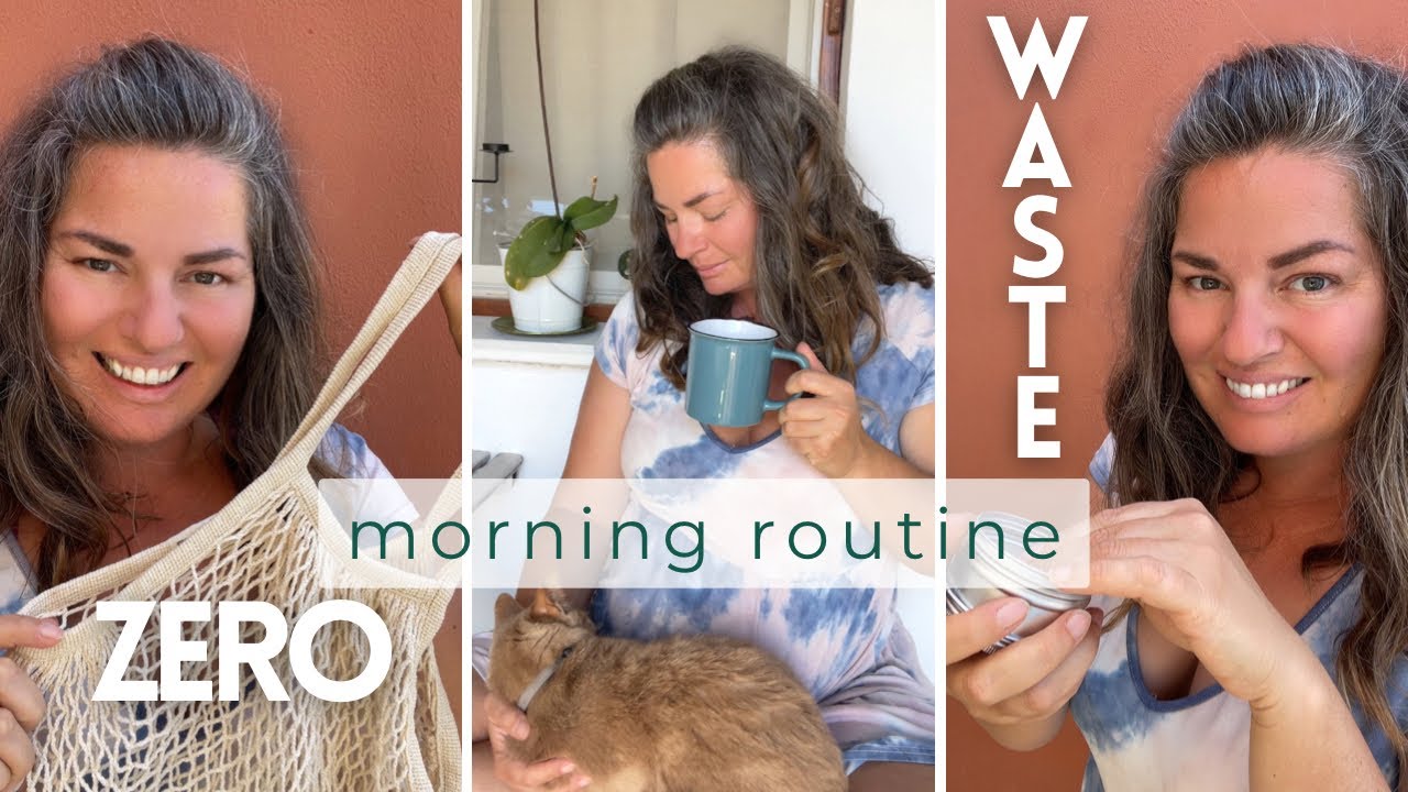 la mia ROUTINE MATTUTINA sostenibile e minimalista | 7 STEP facili e accessibili verso lo zero waste