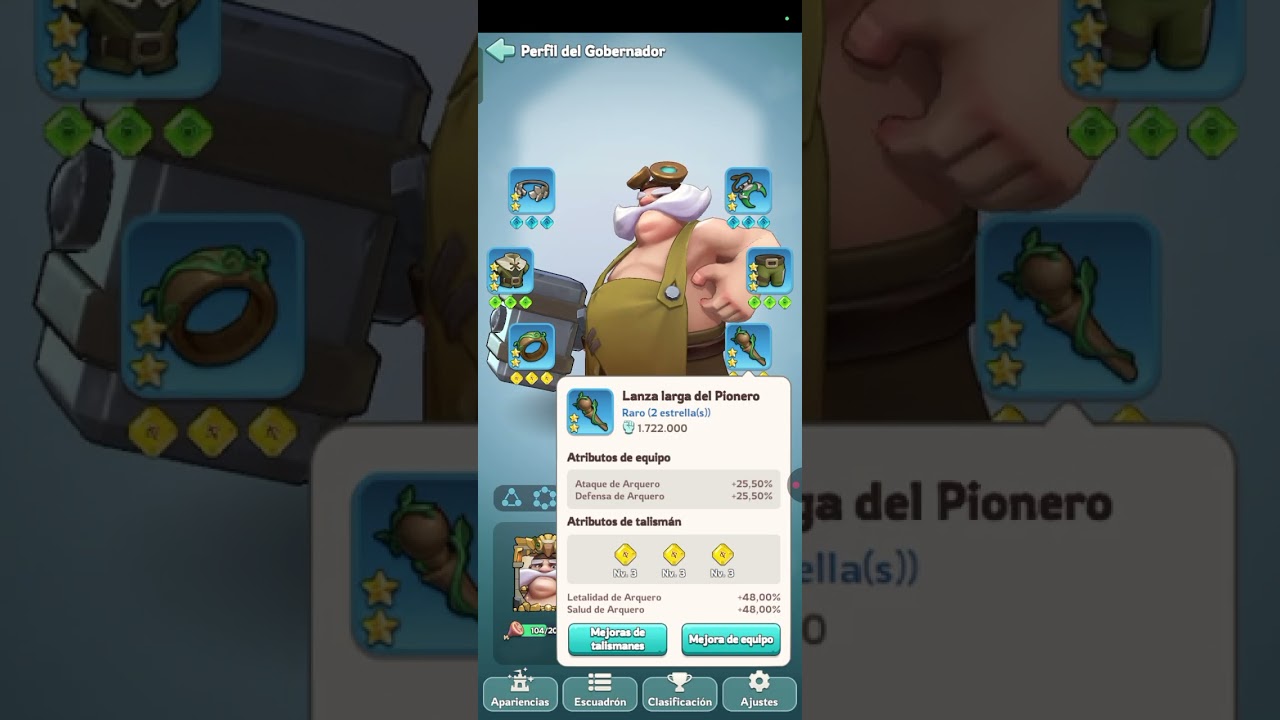 Kingshot - Qué priorizar equipo de Gobernador, héroes y talismanes actualizado.
