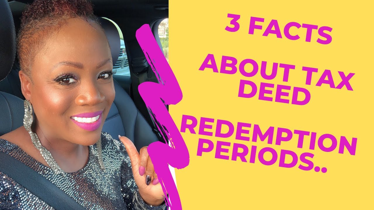 3 Facts About Tax Deed Redemption Periods You Didn't Know || Jackie Jackson