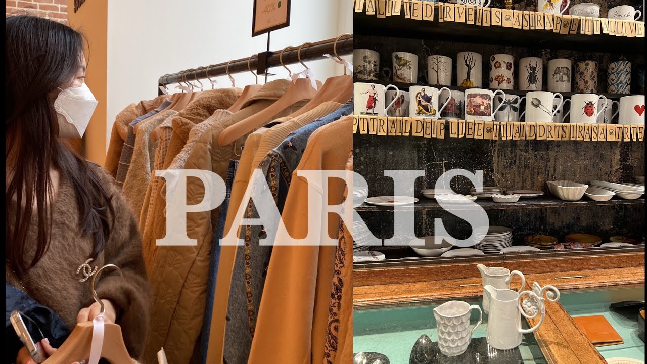 랜선여행 파리🇫🇷 : 쇼핑데이 | 봉마르쉐 백화점에서 같이쇼핑해요🛍 | 파리오면 사려고 벼르던 디올니트, 반지, 막스마라 쇼핑과 생토노레 야경보며 아스티에드빌라트가기🎄|パリ