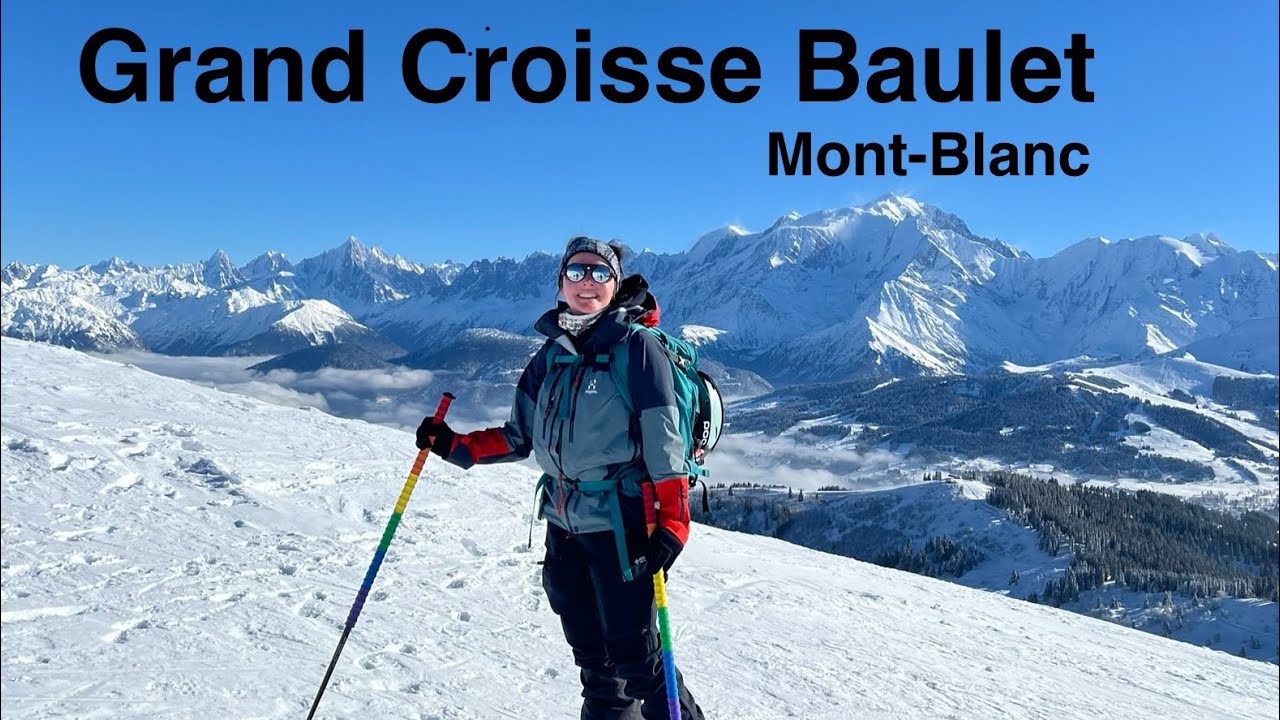 Ski touring in Chamonix-Mont-Blanc: Grand Croisse Baulet