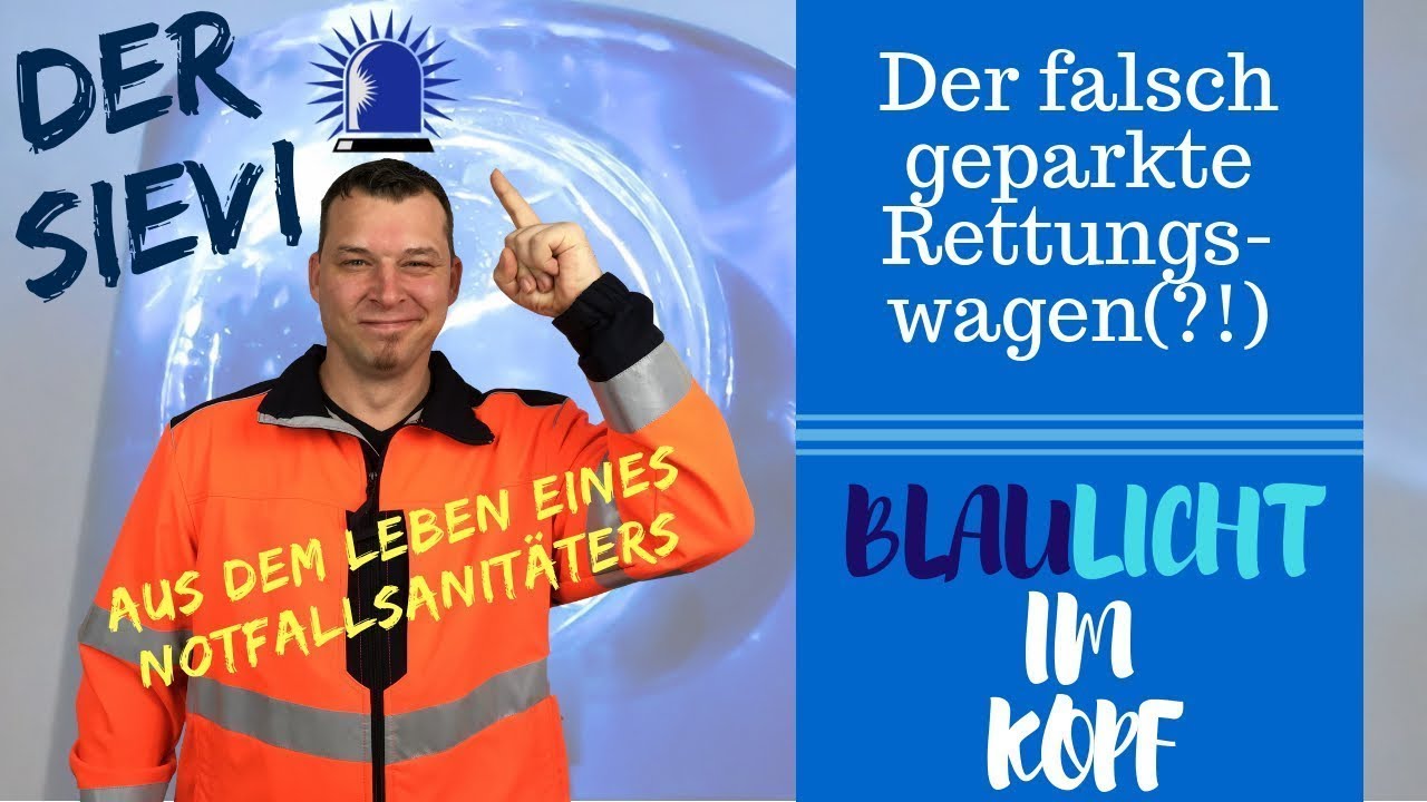 Strafzettel am Rettungswagen