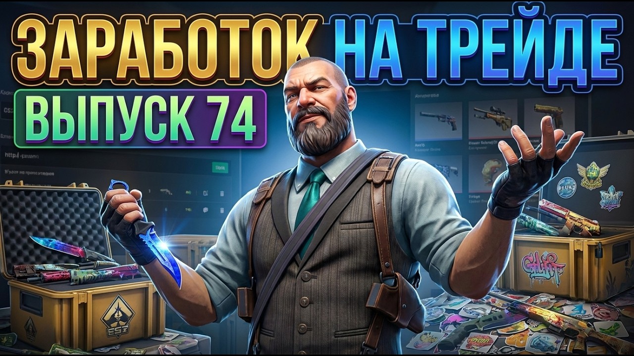 Как зарабатывать на трейде в 2026 году. Заработок на трейде Выпуск 74! Уроки трейдов скинов кс2