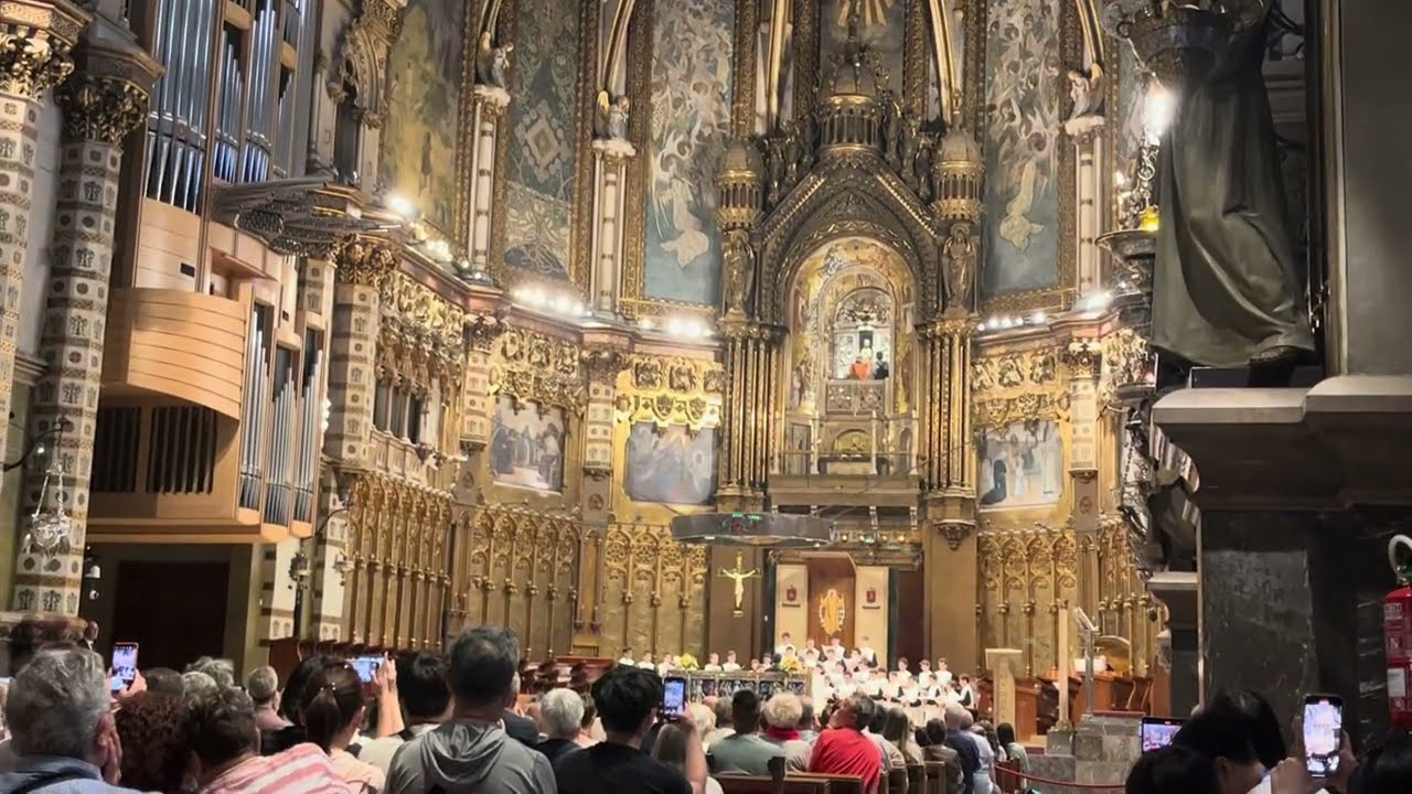 The Boys Choir Monserrat Abbey (Santa Maria de Montserrat Abbey)