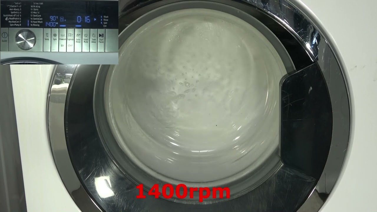 Grundig GWN48430CW - Final spin 1400rpm + results