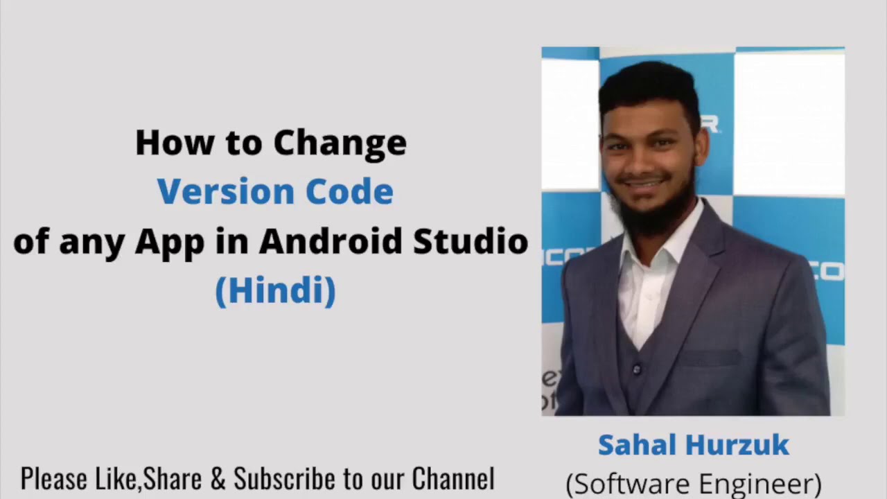 How to Change Version Code of any Android App in Android Studio in 2020 (Hindi)