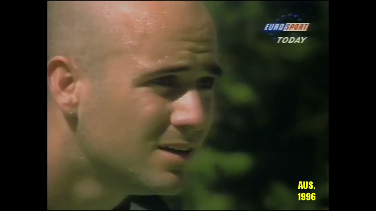 Andre Agassi v Gaston Etlis Australian Open 1996