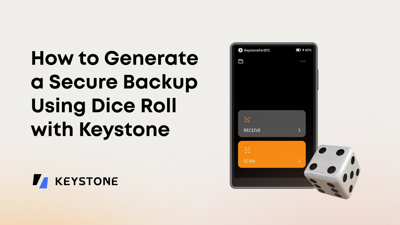 How to Generate Seed Phrase Using Dice Roll on Keystone