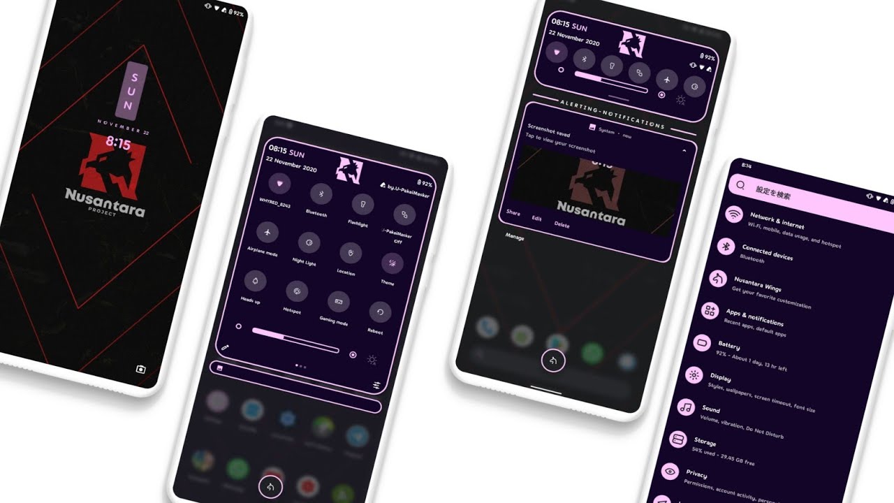 Simple & Minimalist - Setup Substratum Theme For ROM Nusantara 1.1 EOL Official