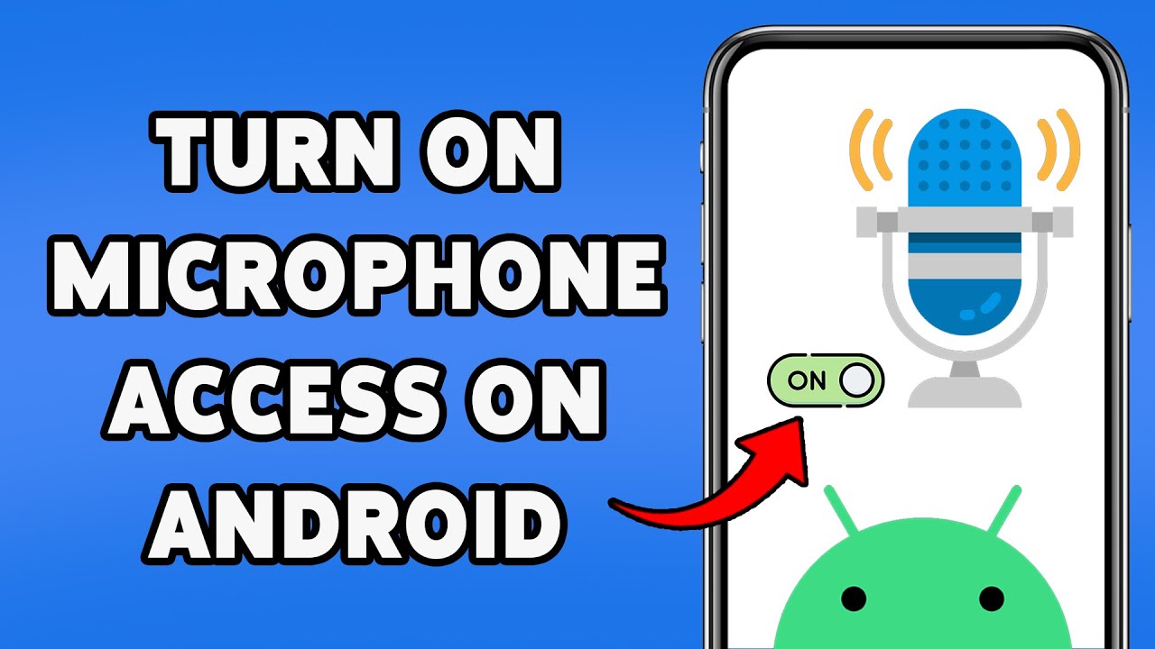 How To Turn On Microphone Access On Android 2025 | Enable Mic Permission For Apps In Android Phone