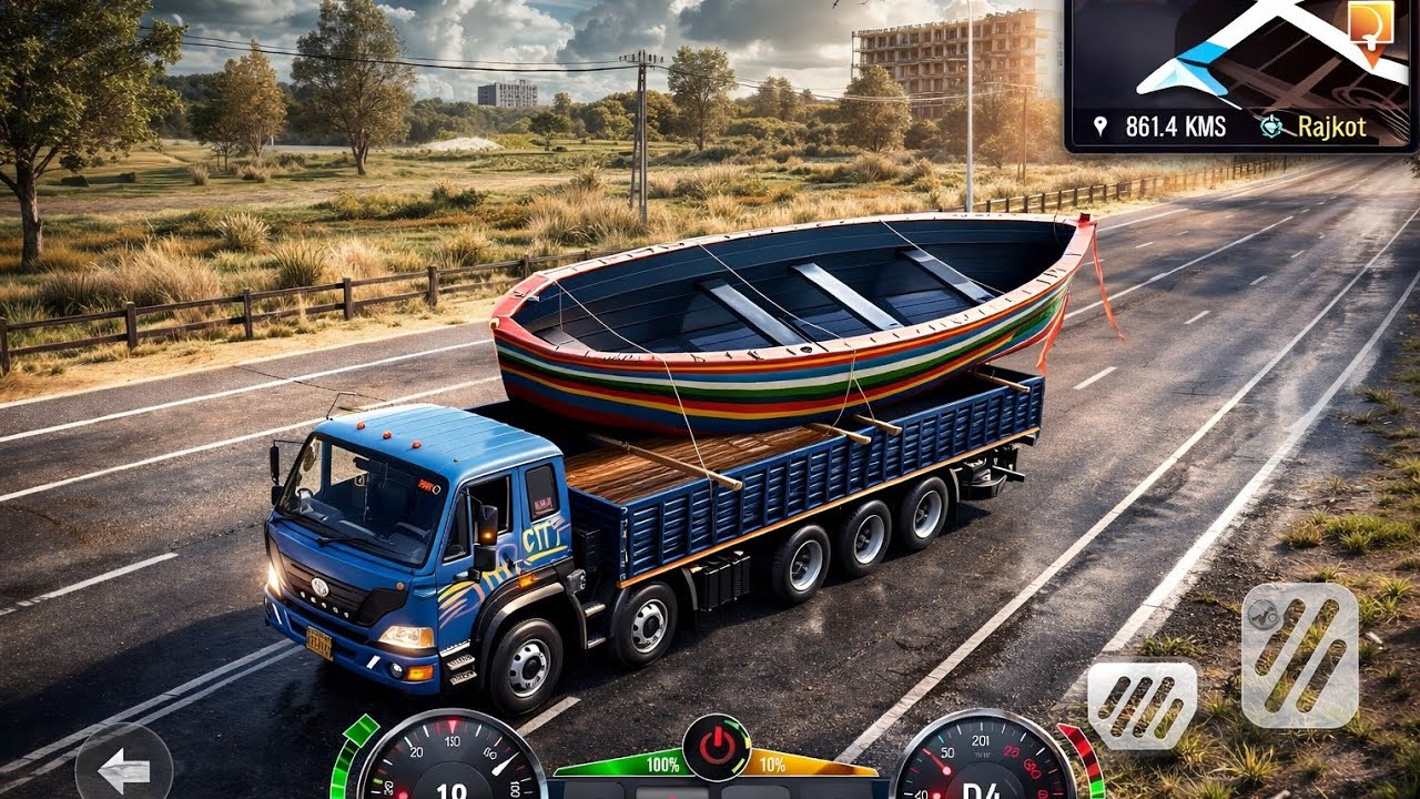 BHARATBENZ TRUCK CARING GINT BOAT! ⛵ | TRUCK MASTER INDIA 