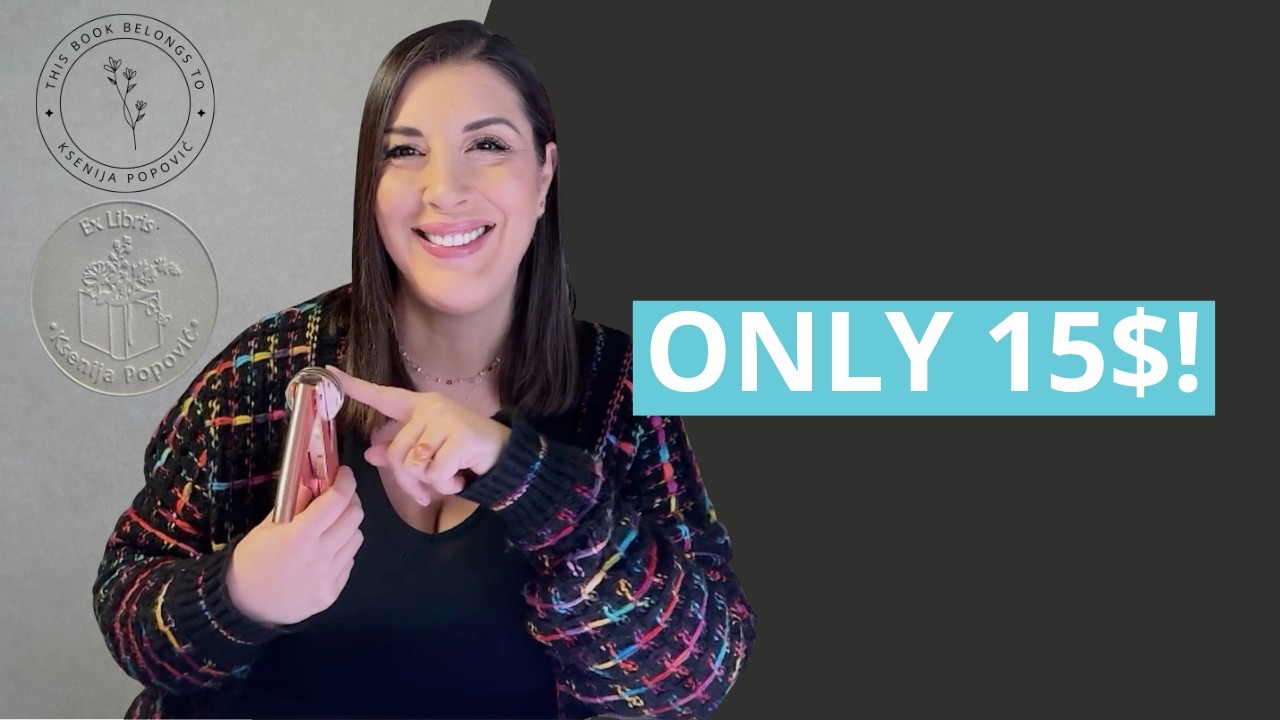 I Designed My Own Custom Book Embosser (And Got It for Only $15!)