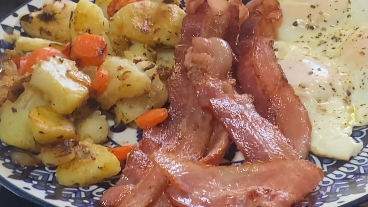 Country Breakfast with Real Home Fries - Not Frozen - Not Processed - Real Home Fries - So Delicious