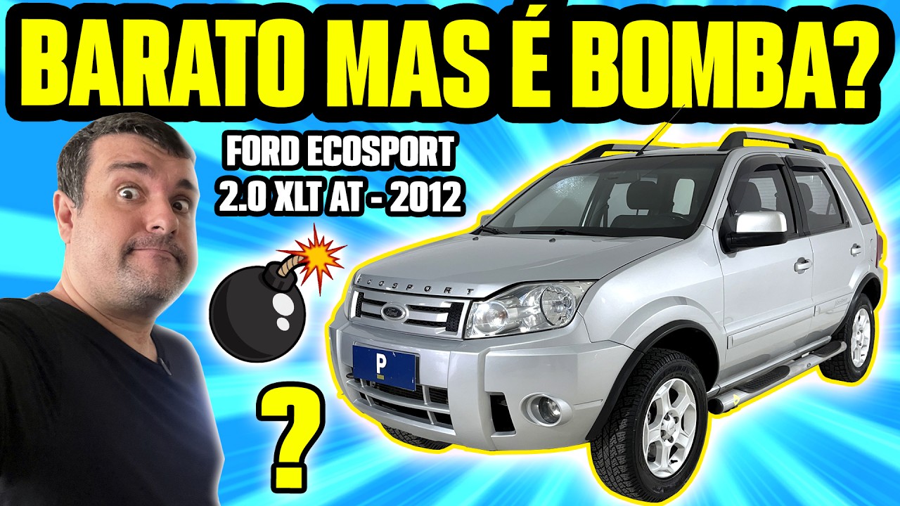 NÃO TEM IGUAL! INDESTRUTÍVEL, BOM e BARATO até 40MIL REAIS: FORD ECOSPORT 2.0 AT! (Avaliação)