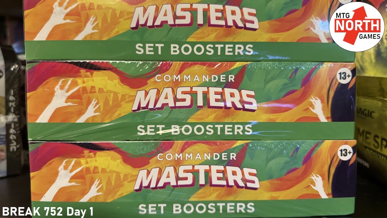 Opening The Best Masters Set: 3 Commander Masters Set Boxes Priced