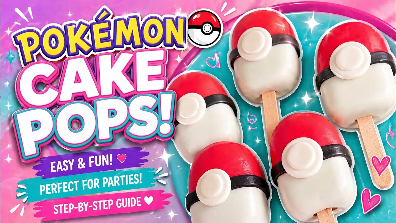 Pokemon Cakesicles | Paletas de Pokemon | Turorial | @grisellescakes 