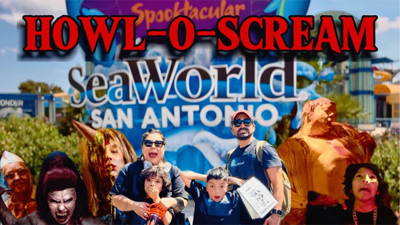 HOWL-O-SCREAM Opening Night 2025 + Spooktacular fun! SeaWorld San Antonio
