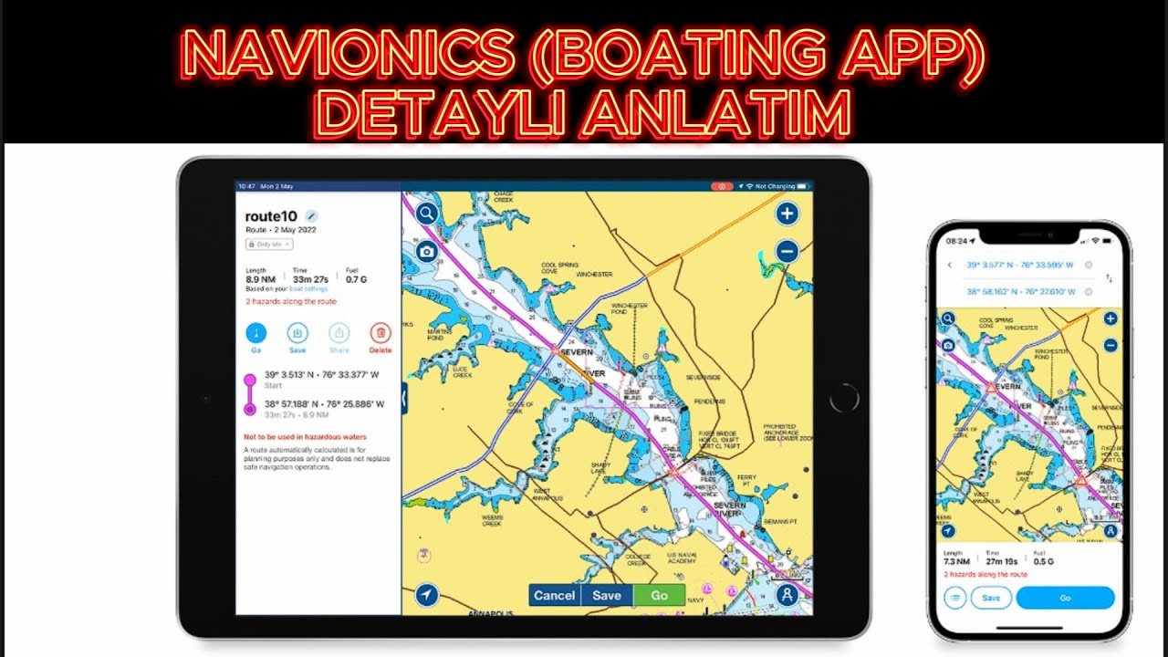 NAVIONICS (BOATING APP) DETAYLI ANLATIM VE İNCELEME