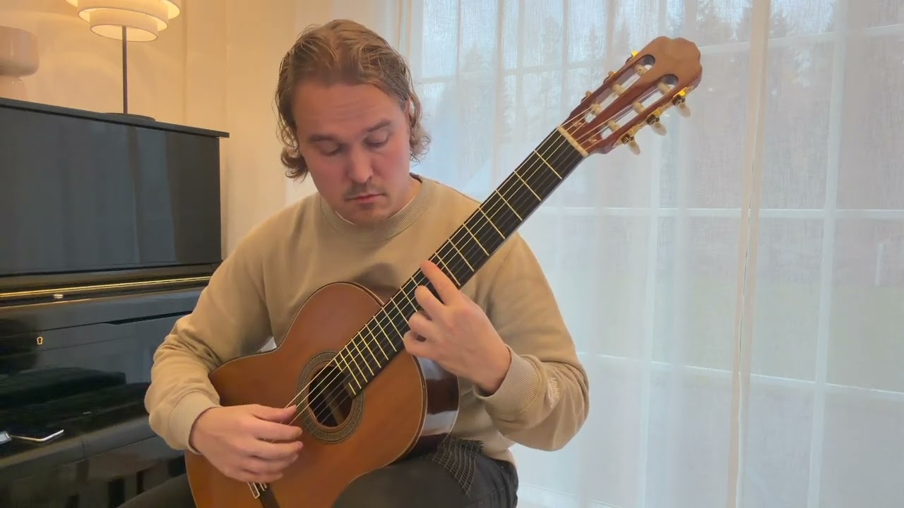 Ack Värmeland, du sköna (Swedish trad.) arr. for guitar