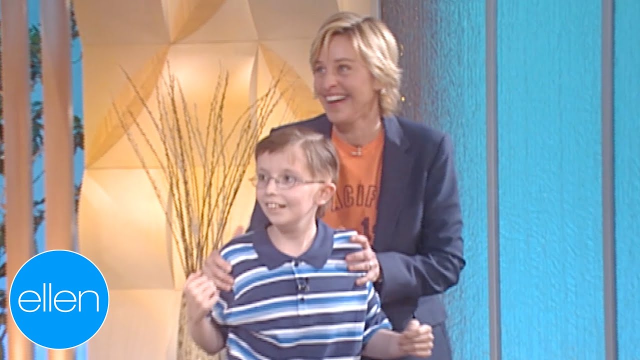 Ellen Surprises a 10-Year-Old Cancer Survivor