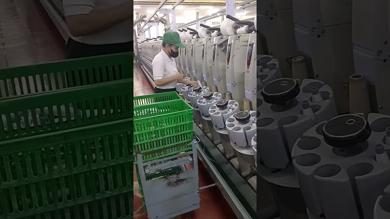 PABRIK PEMINTALAN BENANG WINDING|| CINTA MERAH JAMBU 