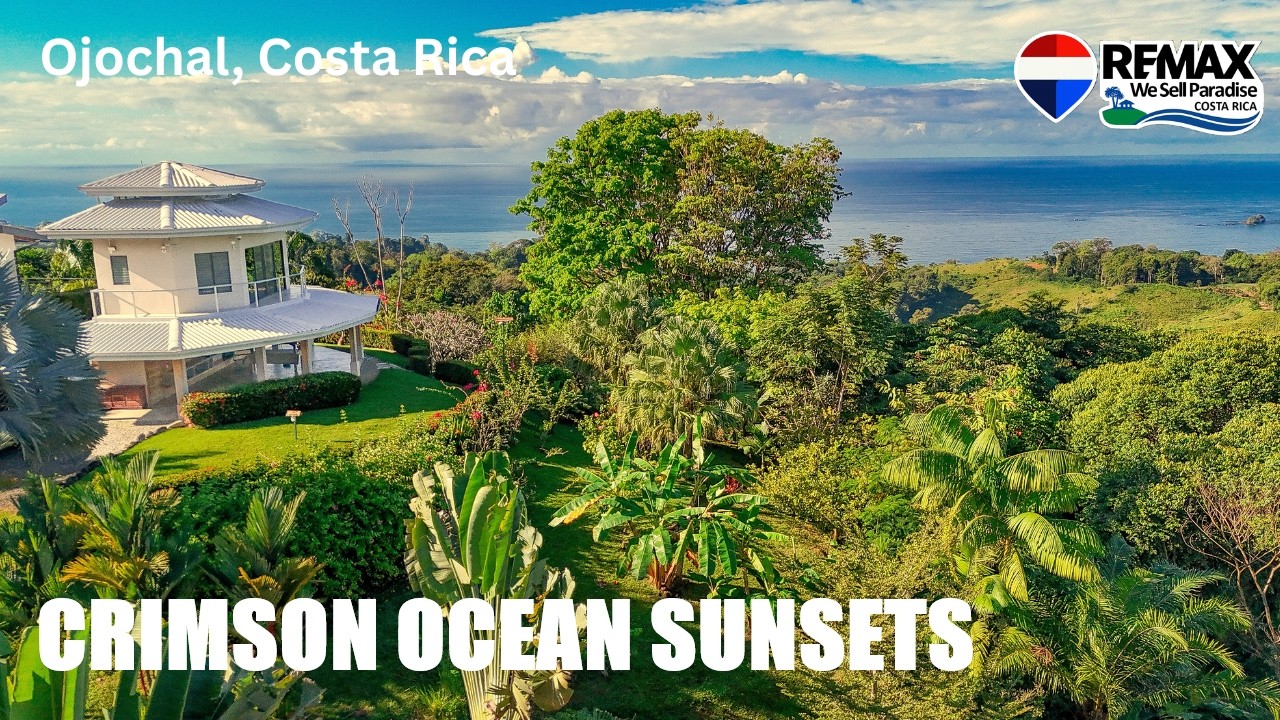 1 Bed House For Sale In OJOCHAL, Costa Rica, $749,000 | Ocean Sunset, Mountain & Jungle Views 😍🏝️🌊