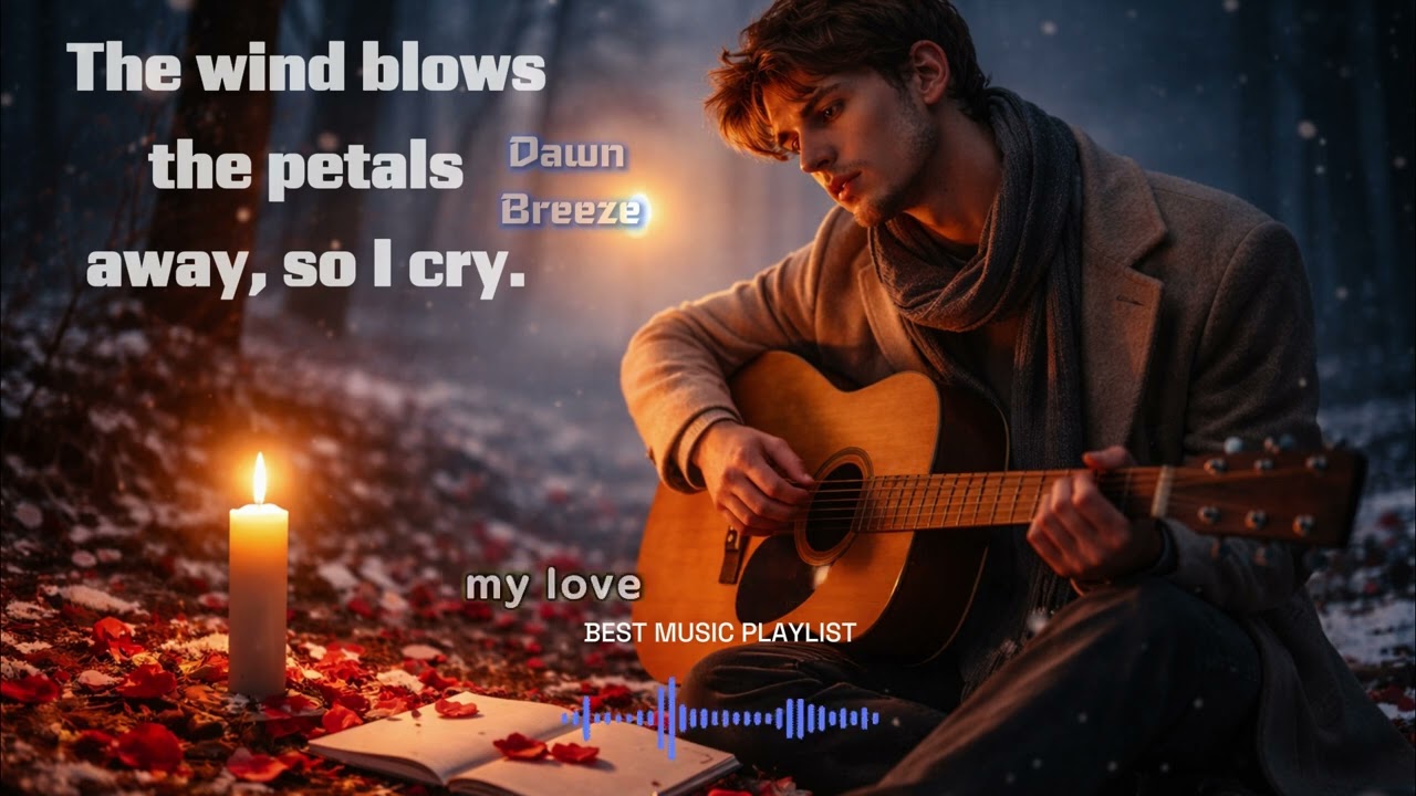 The wind blows the petals away, so I cry - Dawn Breeze |New Love Romantic English(Lyrics) Songs 2026