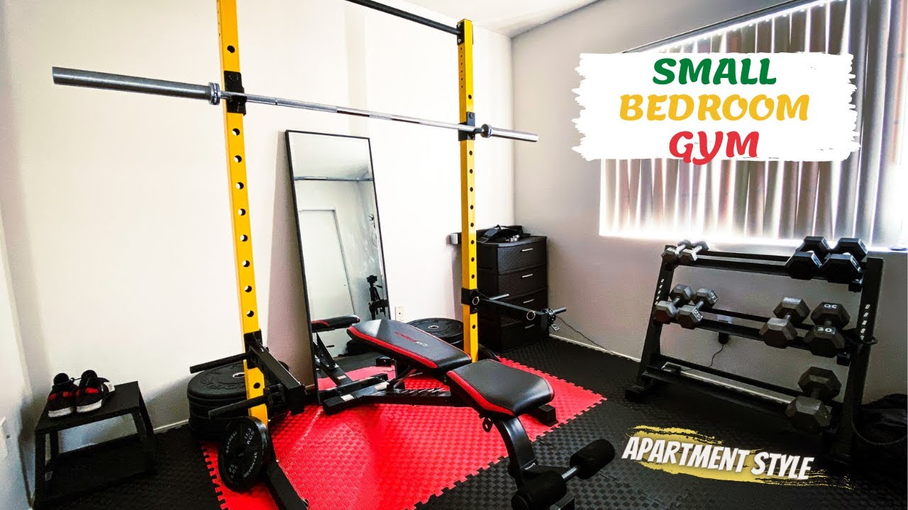 MY APARTMENT HOME GYM SETUP! (Small Bedroom Gym)