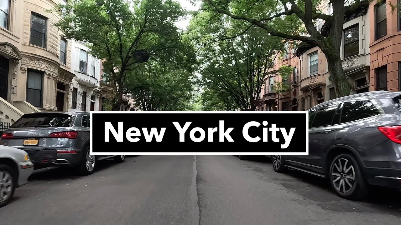 HEART OF THE CITY - 4K DRIVE through Manhattan from top to bottom in rainstorm