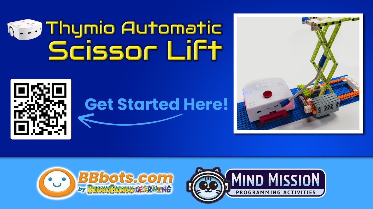 Thymio + Apitor Robot E Automatic Scissor Lift 🤖 | Hands-On Robotics & Programming Lesson