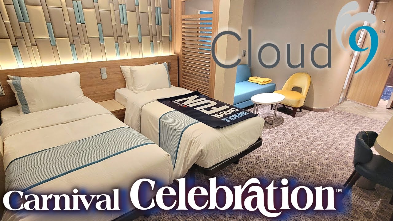 Carnival Celebration Cloud 9 Spa Suite Cabin Tour 17229, Carnival Cruise Line