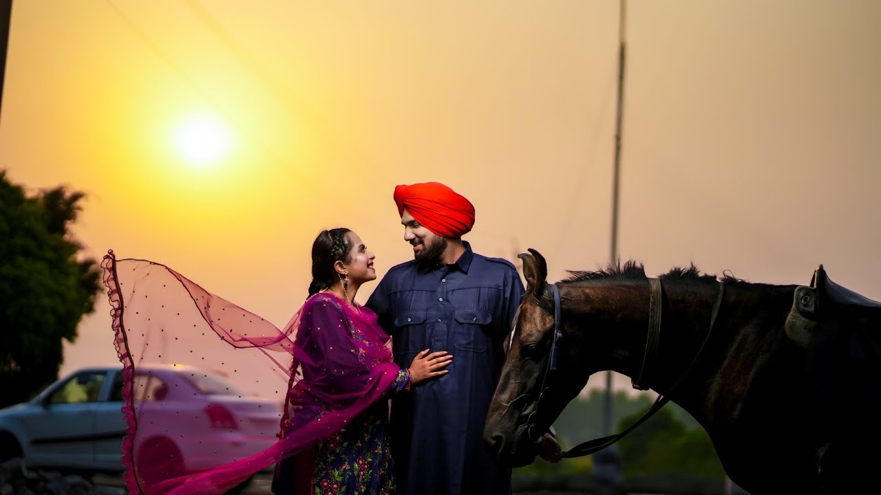 Unique Pre-wedding shoot  | Mumbai couple in Punjabi Style | Ayus & Shivani | 