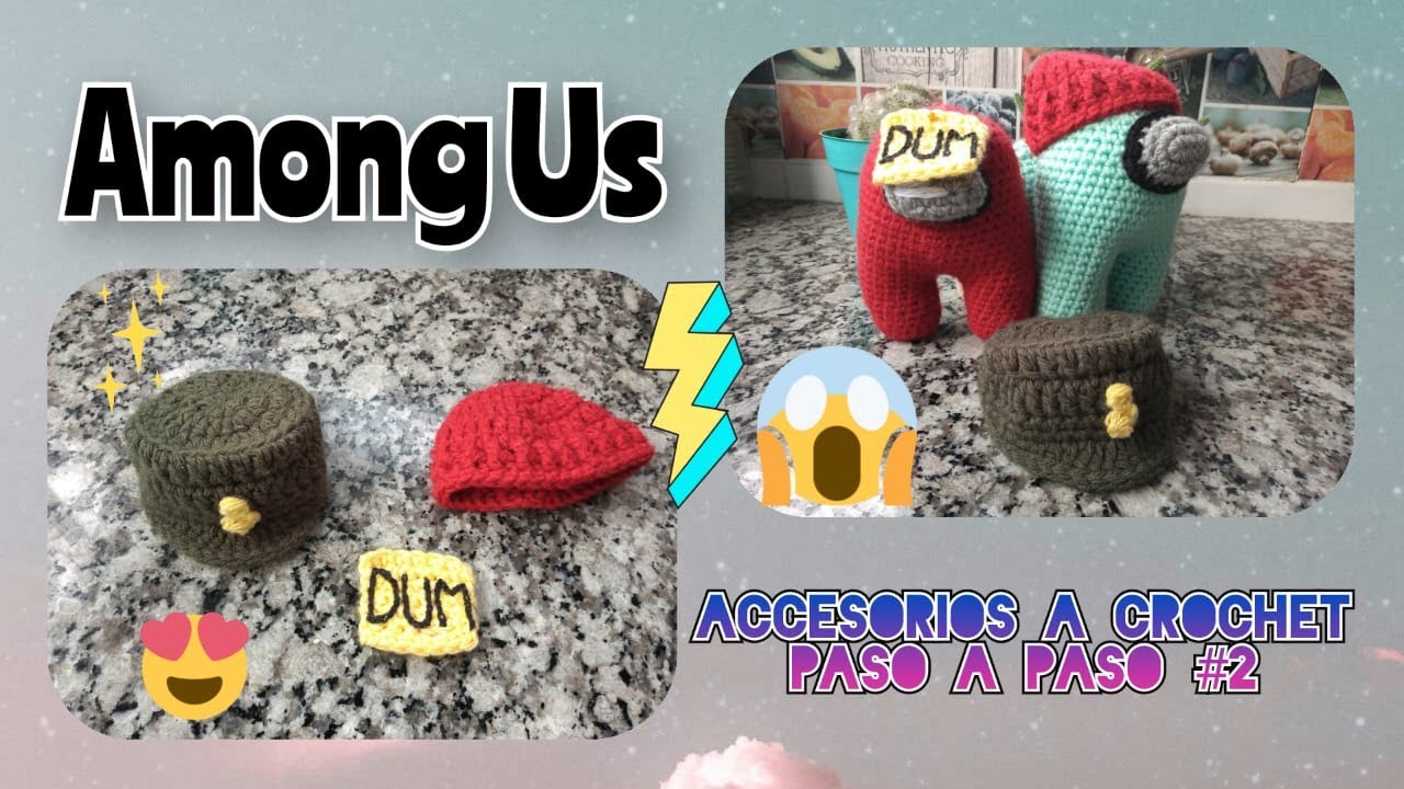 Among Us accesorios crochet 2