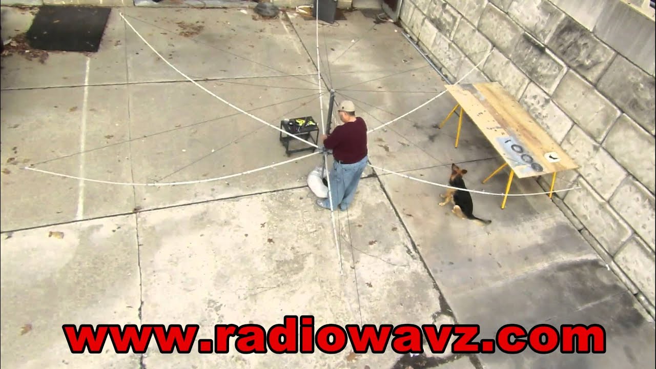 RadioWavz Sentinel Hex Beam antenna  set up in 30 min
