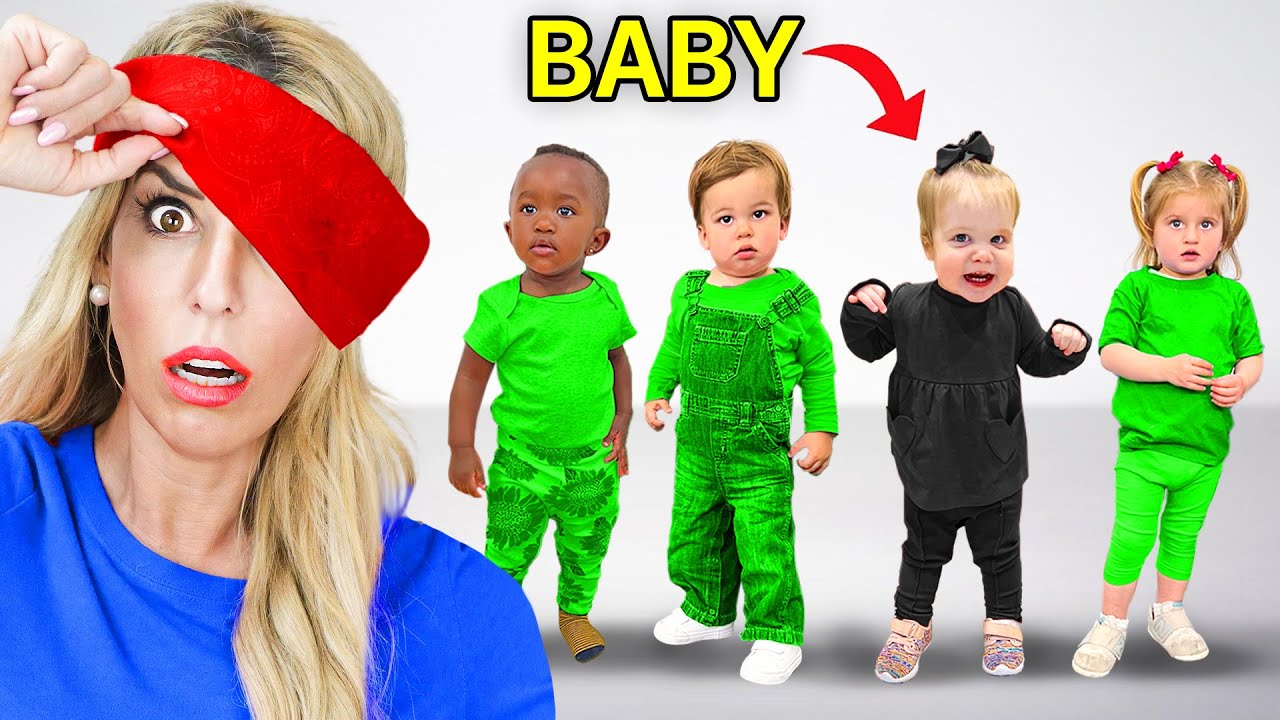 Мама пытается найти дочь с завязанными глазами *эмоционально*